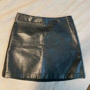 GAP Faux Leather Mini Skirt